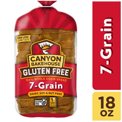 Canyon Bakehouse 7-Grain Gluten Free 100% Whole Grain Sandwich Bread Frozen - 18 Oz - Image 2