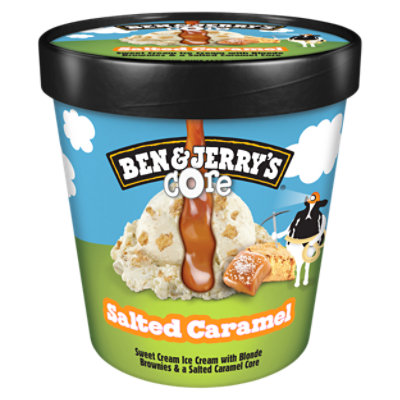 Ben & Jerry's Salted Caramel Core Ice Cream - 16 Oz - Image 1