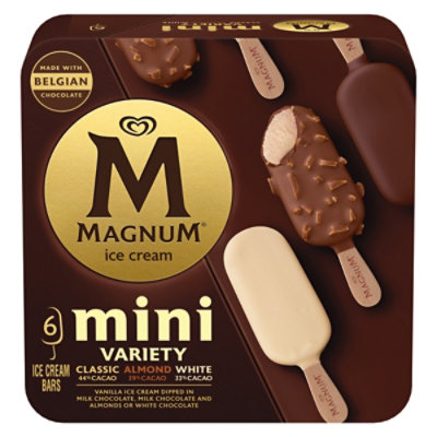Magnum Mini Classic Almond White Ice Cream Bars - 11.1 Oz - Image 3