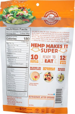 Manitoba Harvest Hemp Seed Nut Shelled - 8 Oz - Image 6