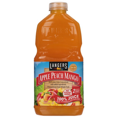 Langers Juice 100% Apple Peach Mango - 64 Fl. Oz. - Image 3