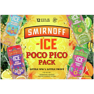 Smirnoff Ice Poco Pico Variety Pack 4.5% ABV Cans - 12-12 Oz - Image 1