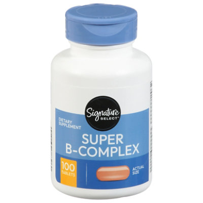 Signature Select/Care Super B Complex Dietary Supplement Tablet - 100 Count - Image 3