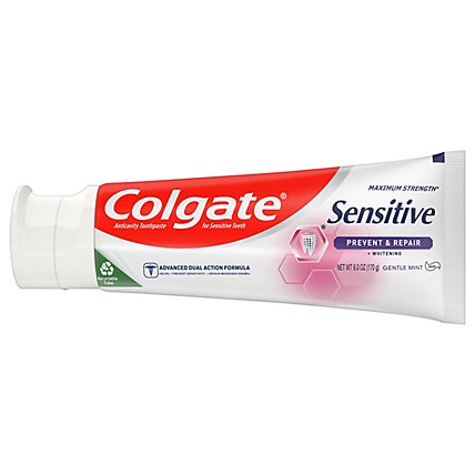 Colgate Sensitive Toothpaste Prevent and Repair Gentle Mint Paste Formula - 6 Oz - Image 2