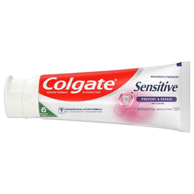 Colgate Sensitive Toothpaste Prevent and Repair Gentle Mint Paste Formula - 6 Oz - Image 5