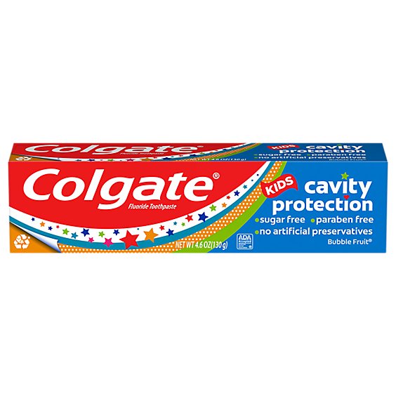 Colgate Kids Toothpaste Cavity Protection Bubble Fruit - 4.6 Oz