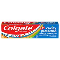 Colgate Kids Toothpaste Cavity Protection Bubble Fruit - 4.6 Oz - Image 1