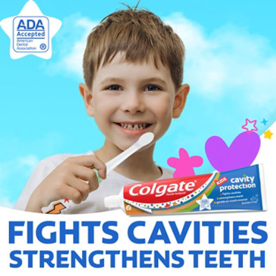 Colgate Kids Toothpaste Cavity Protection Bubble Fruit - 4.6 Oz - Image 4