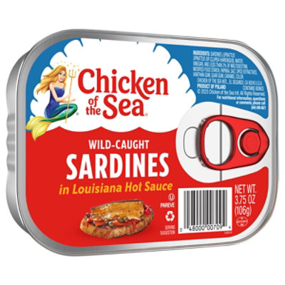 Chicken of the Sea Wild Caught Sardines in Louisiana Hot Sauce - 3.75 Oz. - Image 8