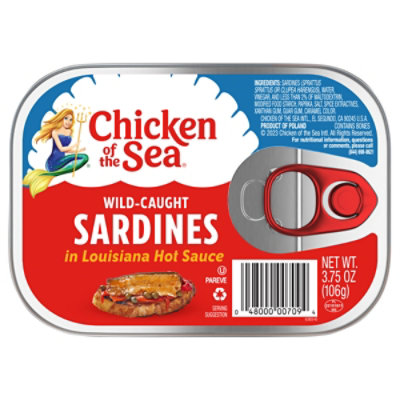 Chicken of the Sea Sardines in Louisiana Hot Sauce - 3.75 Oz - Image 1