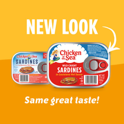 Chicken of the Sea Wild Caught Sardines in Louisiana Hot Sauce - 3.75 Oz. - Image 2