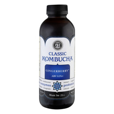 GT's Synergy Gingerberry Kombucha - 16.2 Fl. Oz - Image 3
