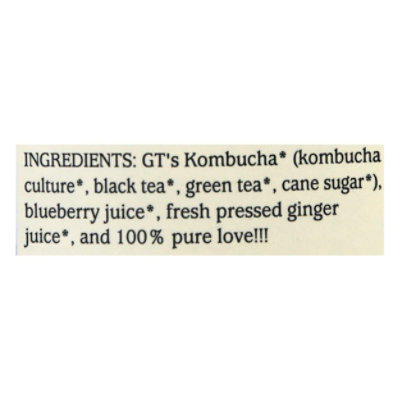 GT's Synergy Gingerberry Kombucha - 16.2 Fl. Oz - Image 5