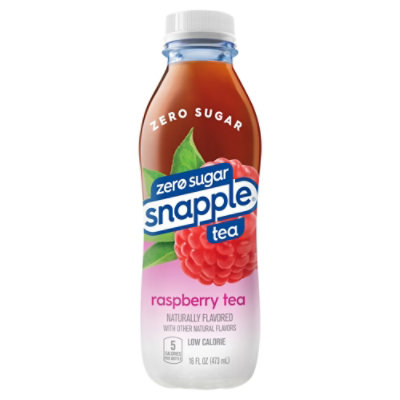 Snapple Zero Sugar Raspberry Tea In Recycled Plastic Bottle - 16 Fl. Oz. - Image 5