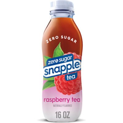 Snapple Zero Sugar Peach, Bottled Tea Drink, 16 fl oz, 6 Bottles