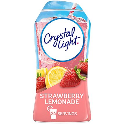Crystal Light Liquid Strawberry Lemonade Naturally Flavored Drink Mix Bottle - 1.62 Fl. Oz. - Image 1