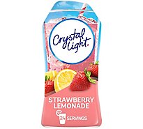 Crystal Light Liquid Strawberry Lemonade Naturally Flavored Drink Mix Bottle - 1.62 Fl. Oz.