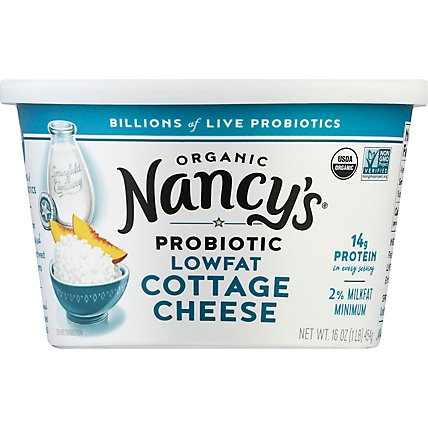 Nancys Organic Cottage Cheese Lowfat - 16 Oz - Image 2