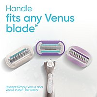 Gillette Venus Razor Blade Refills Deluxe Smooth Sensitive Womens - 4 Count - Image 4