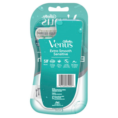 Gillette Venus Extra Smooth Sensitive Womens Disposable Razors - 2 Count - Image 8