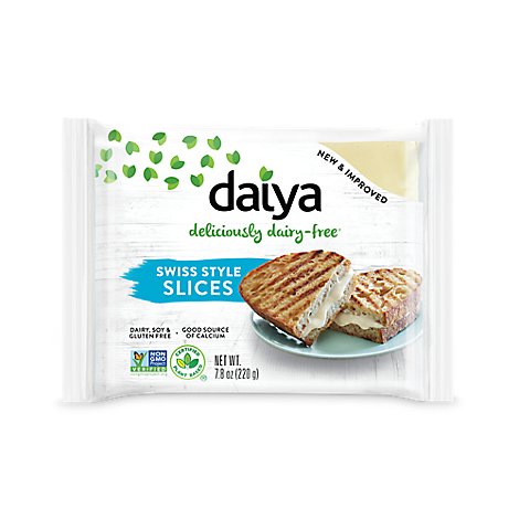 Daiya Swiss Style Cheese Slices - 7.8 Oz