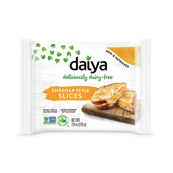 Daiya Dairy Free Cheddar Style Vegan Cheese Slices - 7.8 Oz