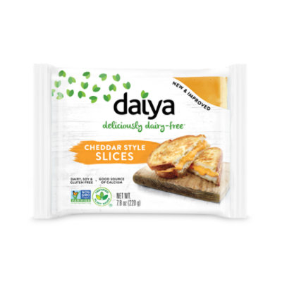 Daiya Dairy Free Cheddar Style Vegan Cheese Slices - 7.8 Oz - Image 1