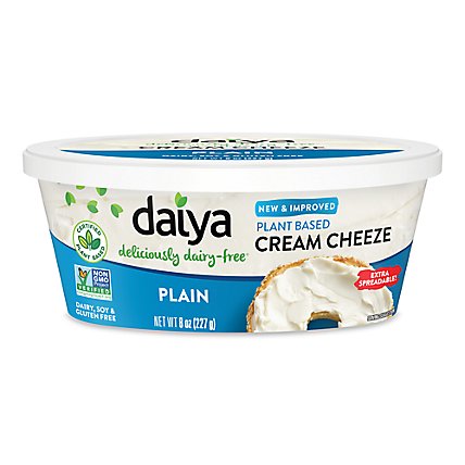 Daiya Dairy Free Plain Vegan Cream Cheese - 8 Oz - Image 1
