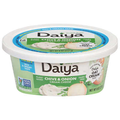 Daiya Dairy Free Chive and Onion Vegan Cream Cheese - 8 Oz - safeway