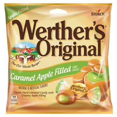 Werthers Original Caramel Hard Candies Caramel Apple Filled - 5.5 Oz