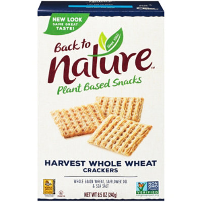 back to NATURE Crackers Harvest Whole Wheat - 8.5 Oz - Image 3