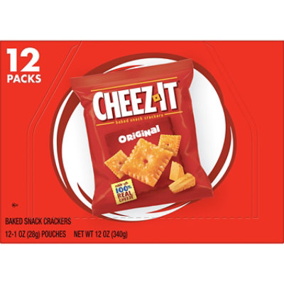 Cheez-It Baked Snack Original Cheese Crackers 12 Count - 12 Oz - Image 8