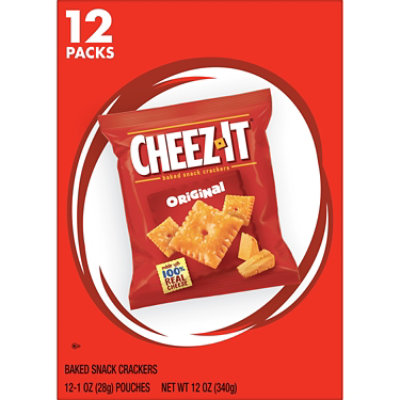 Cheez-It Cheese Crackers Original Baked Snack Crackers 12 Count - 12 Oz - Image 7