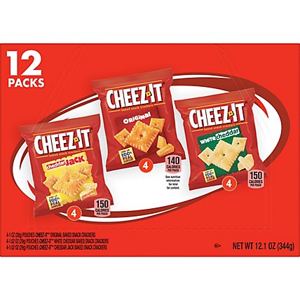 Cheez-It Baked Snack Crackers Variety Pack 12 Count - 12.1 Oz - Image 9