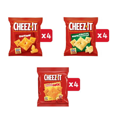 Cheez-It Cheese Crackers Variety Pack Baked Snack Crackers - 12 - 12.1 Oz - Image 3