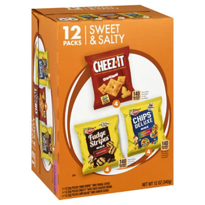 Keebler Snacks Sweet & Salty Variety Pack 12 Count - 12 Oz