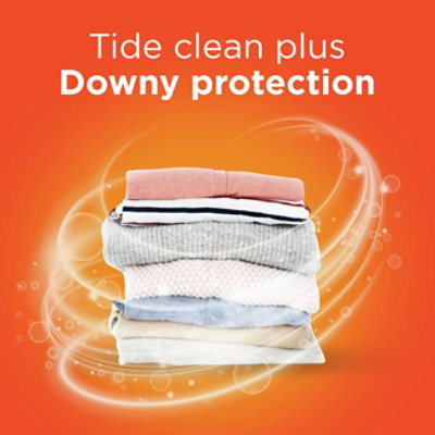 Tide Plus Touch of Downy April Fresh HE Compatible Liquid Laundry Detergent 59 Loads - 92 Fl. Oz. - Image 6