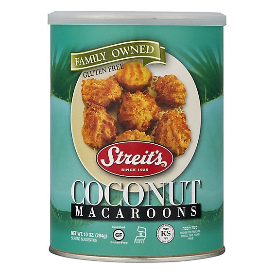 Streits Coconut All Natural Macaroons - 10 Oz