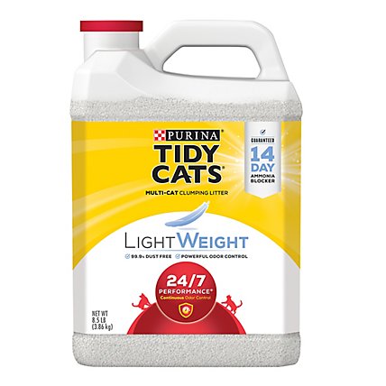 Tidy Cats Cat Litter Clumping LightWeight 24/7 Performance - 8.5 Lb - Image 1