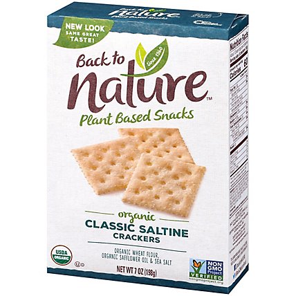 back to NATURE Crackers Organic Classic Saltine - 7 Oz - Image 3