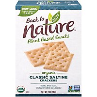 back to NATURE Crackers Organic Classic Saltine - 7 Oz - Image 2