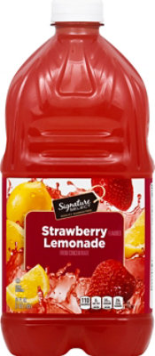 Signature SELECT Lemonade Strawberry - 64 Fl. Oz. - Image 2