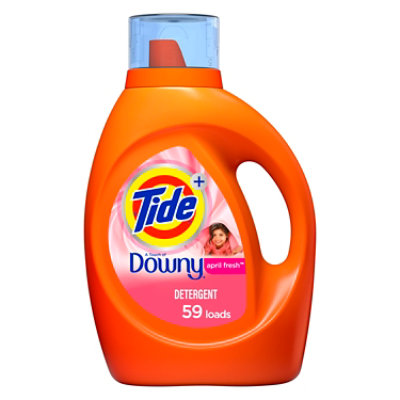 Tide Plus Touch of Downy April Fresh Liquid Laundry Detergent 59 Loads - 92 Fl. Oz.