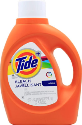 Tide Plus Laundry Detergent Liquid Bleach Alternative Original 59 Loads - 92 Fl. Oz. - Image 2