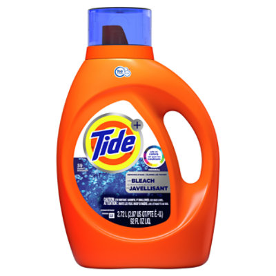 Tide Plus Liquid Laundry Detergent With Bleach Alternative HE Turbo Clean Original - 92 Fl. Oz.