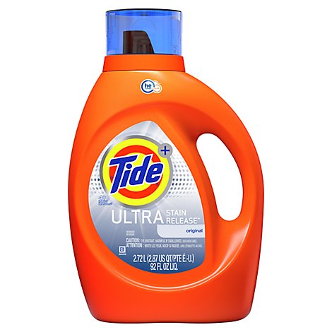 Tide Plus Ultra Laundry Detergent Liquid Stain Release Original - 92 Fl. Oz.