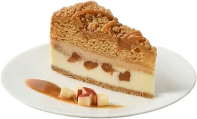 Apple Caramel Cheesecake Slice - Each - Image 1