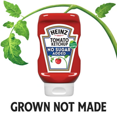 Heinz Tomato Ketchup with No Sugar Added Bottle - 13 Oz - Image 4