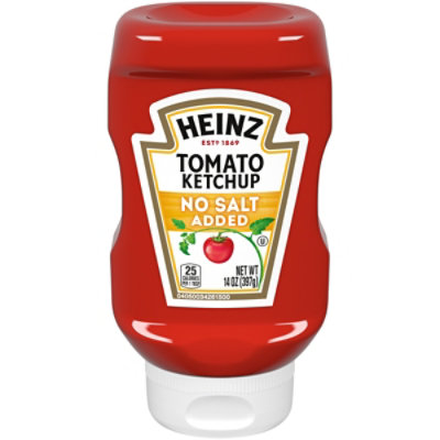 Heinz Tomato Ketchup with No Salt Added - 14 Oz - Image 4