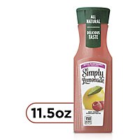 Simply Lemonade Juice All Natural With Raspberry - 11.5 Fl. Oz. - Image 1